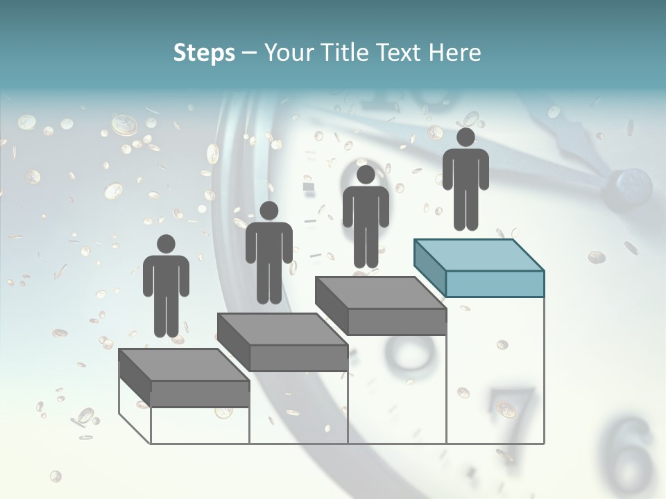 Clock Time Finance PowerPoint Template