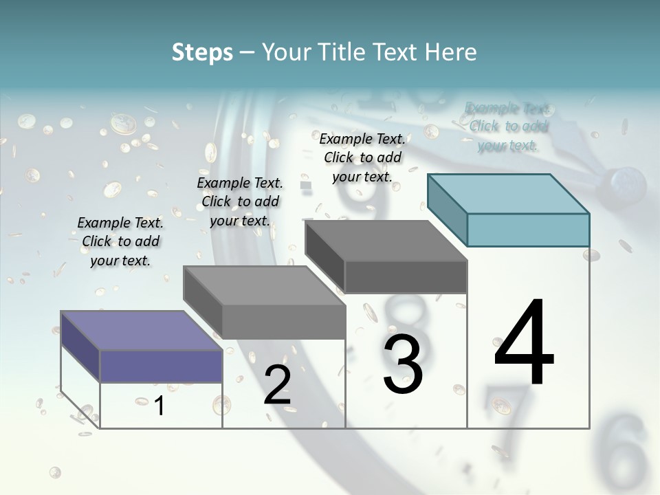 Clock Time Finance PowerPoint Template