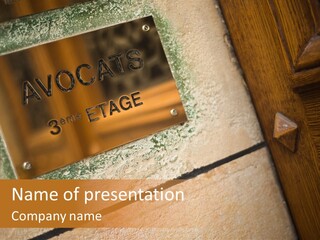 Wealth Monument Plate PowerPoint Template