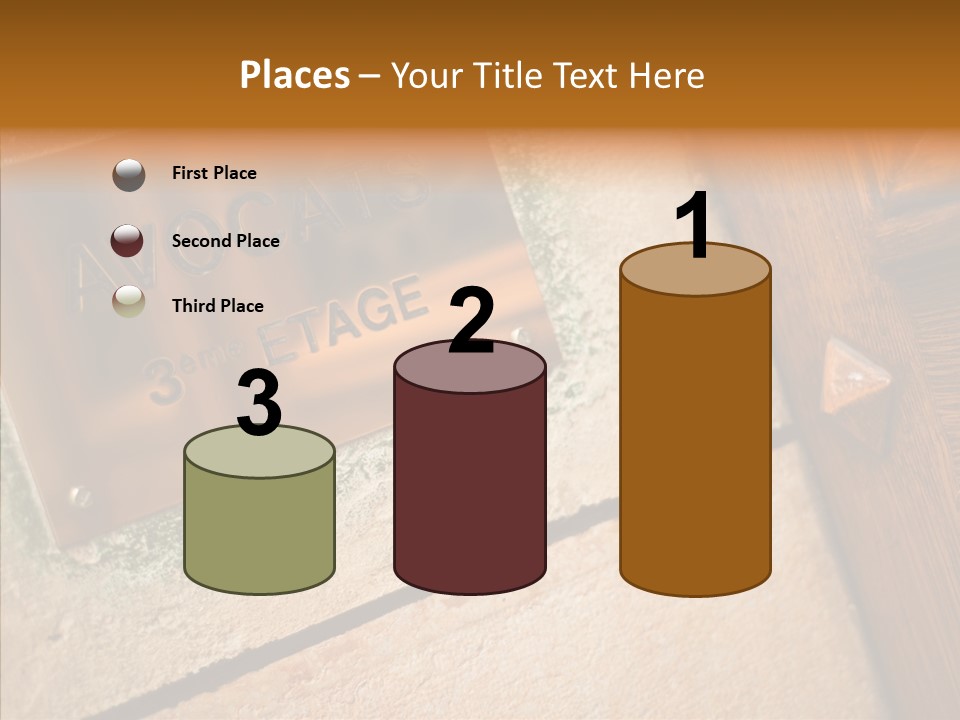 Wealth Monument Plate PowerPoint Template