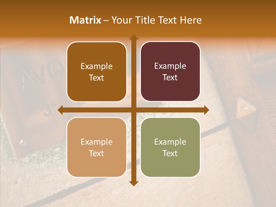 Wealth Monument Plate PowerPoint Template