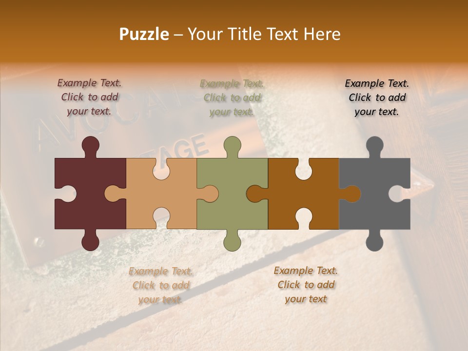 Wealth Monument Plate PowerPoint Template