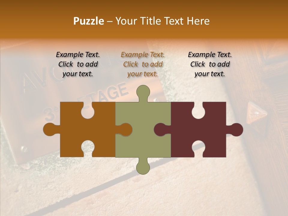 Wealth Monument Plate PowerPoint Template