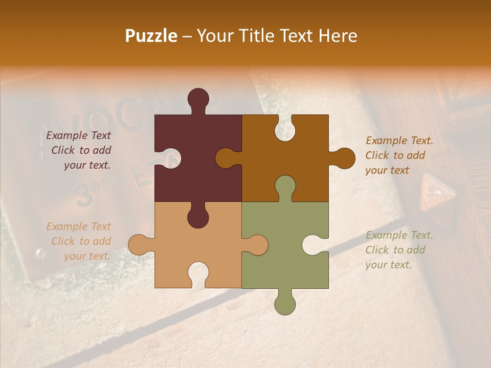 Wealth Monument Plate PowerPoint Template