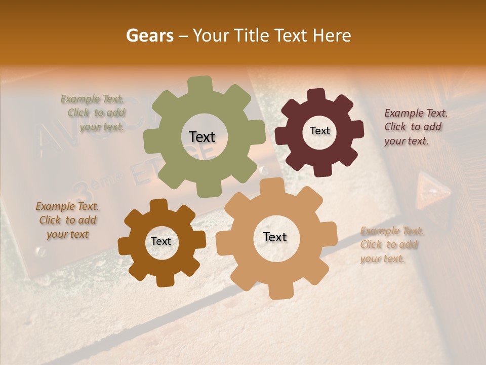 Wealth Monument Plate PowerPoint Template