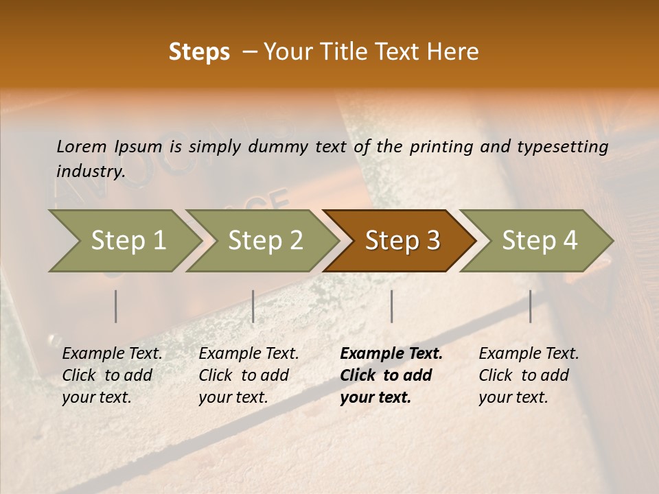 Wealth Monument Plate PowerPoint Template