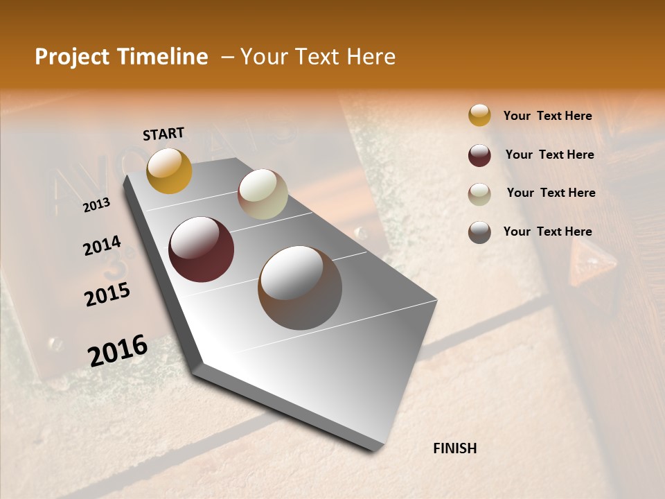 Wealth Monument Plate PowerPoint Template