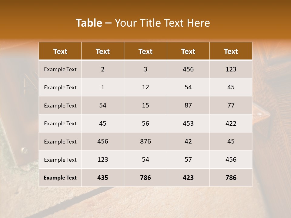Wealth Monument Plate PowerPoint Template