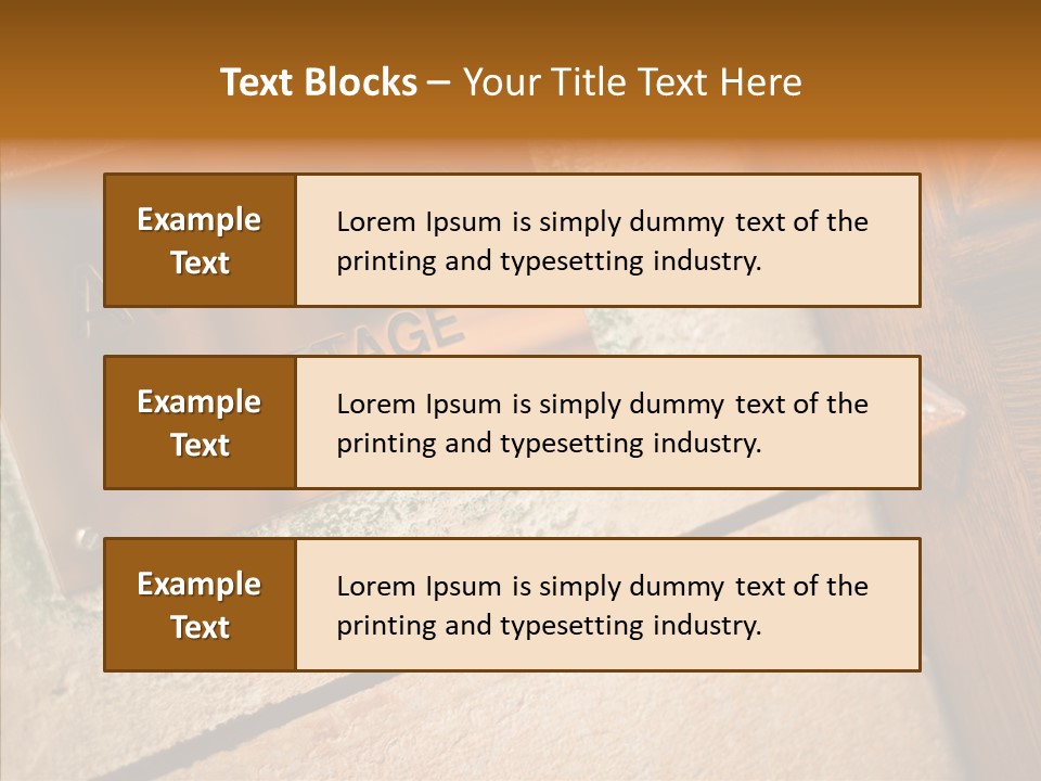 Wealth Monument Plate PowerPoint Template