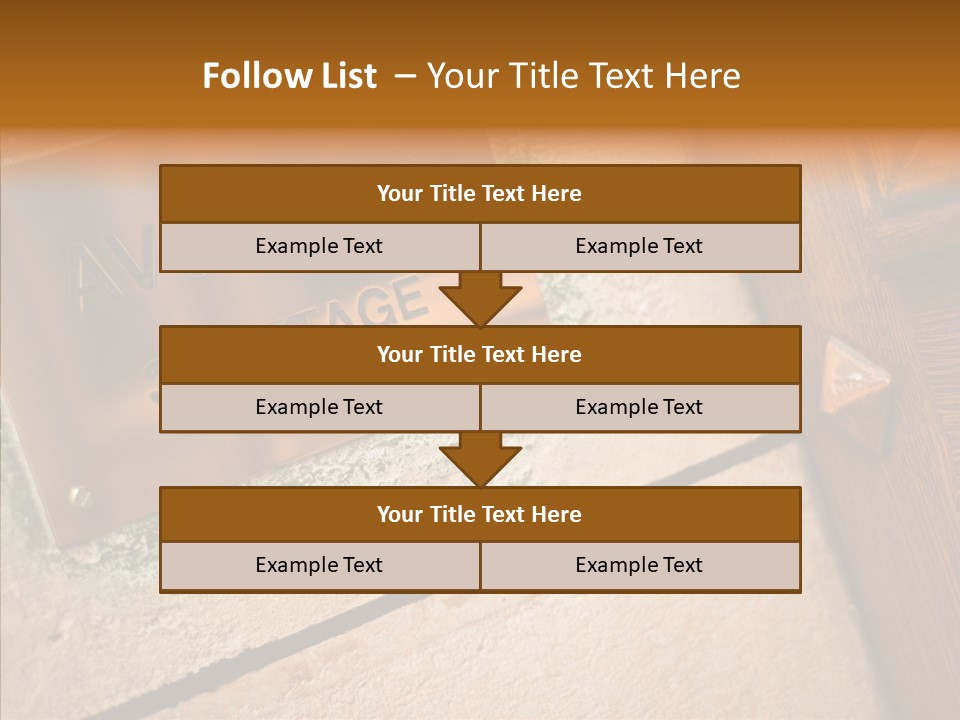 Wealth Monument Plate PowerPoint Template
