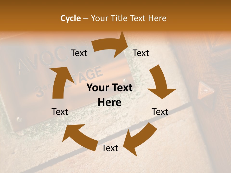 Wealth Monument Plate PowerPoint Template