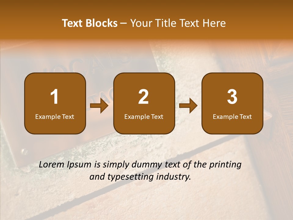 Wealth Monument Plate PowerPoint Template