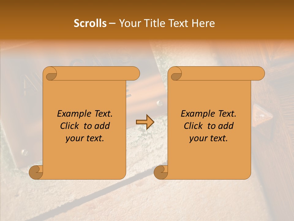 Wealth Monument Plate PowerPoint Template