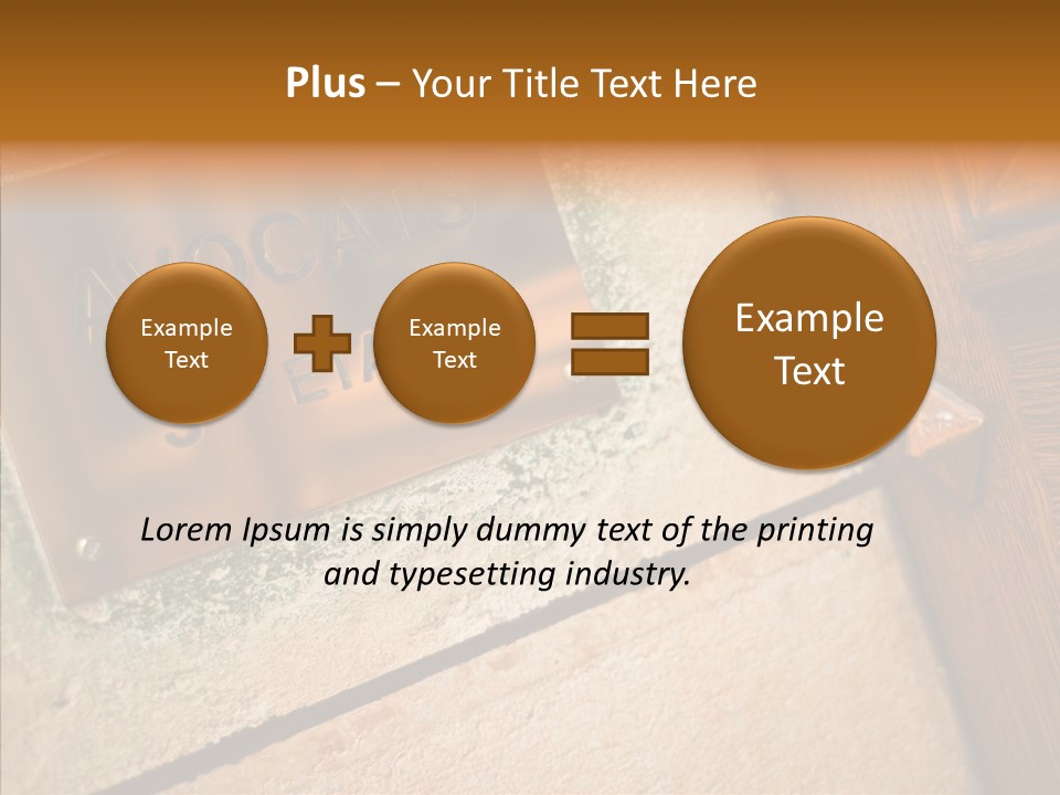 Wealth Monument Plate PowerPoint Template