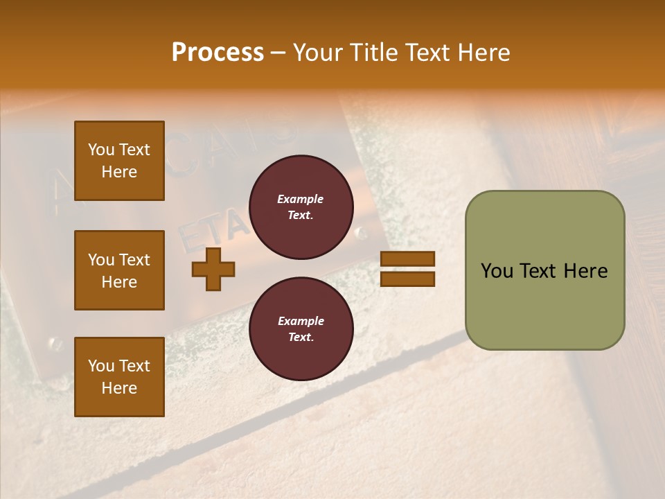 Wealth Monument Plate PowerPoint Template