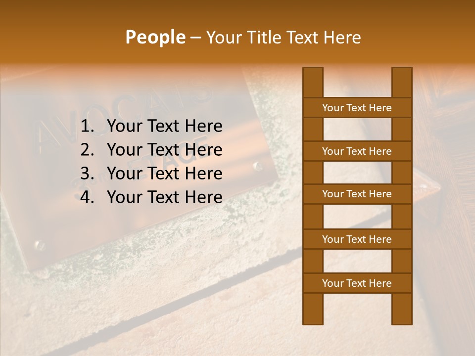 Wealth Monument Plate PowerPoint Template