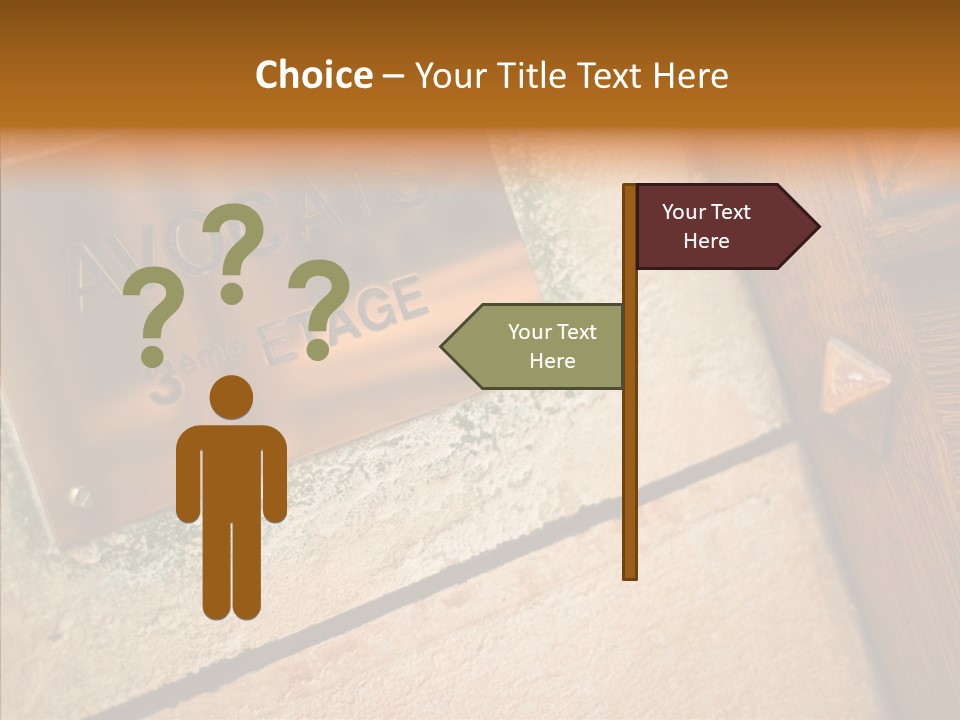 Wealth Monument Plate PowerPoint Template