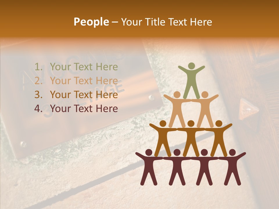 Wealth Monument Plate PowerPoint Template