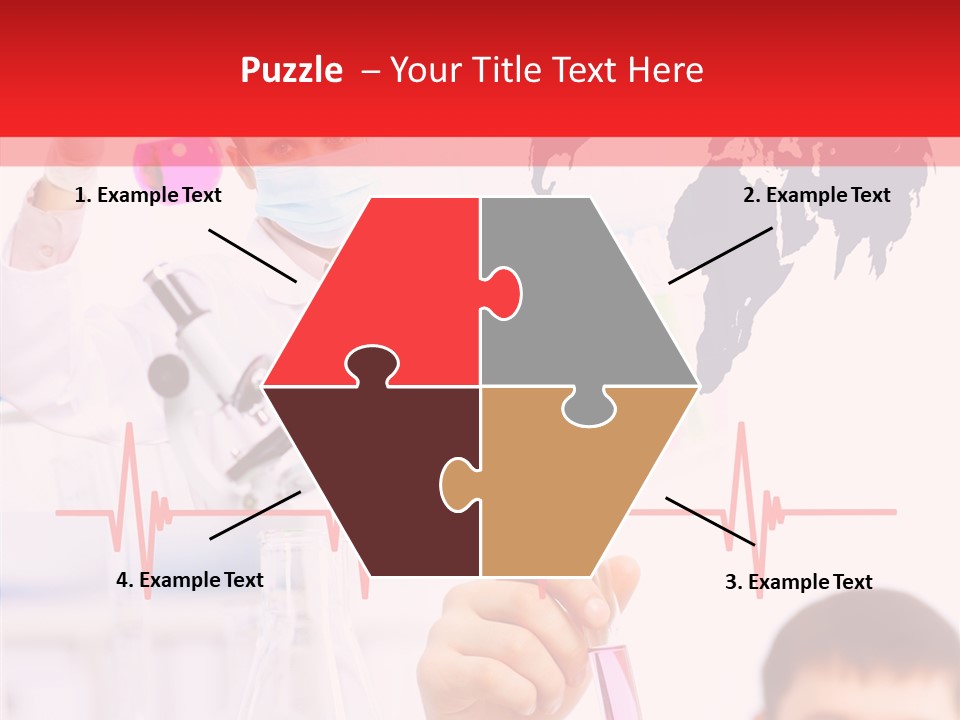 Doctor Scientist Working PowerPoint Template