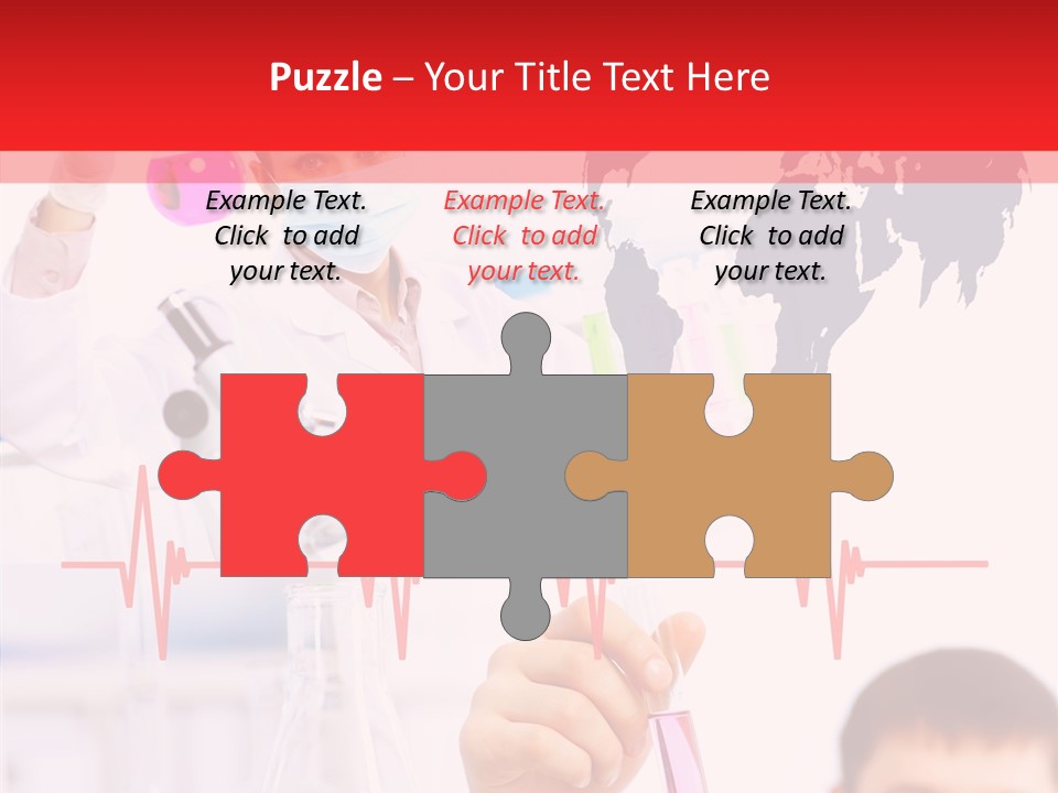 Doctor Scientist Working PowerPoint Template