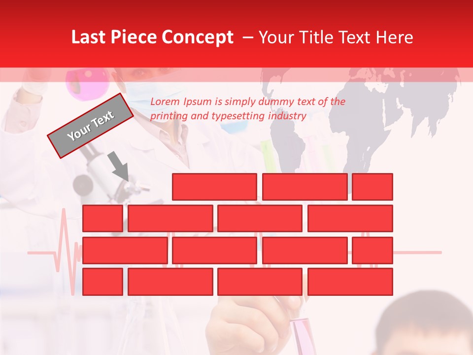 Doctor Scientist Working PowerPoint Template