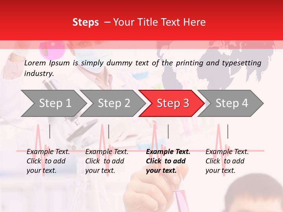 Doctor Scientist Working PowerPoint Template