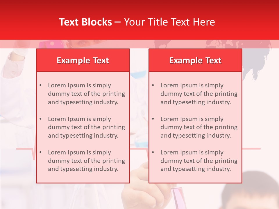 Doctor Scientist Working PowerPoint Template