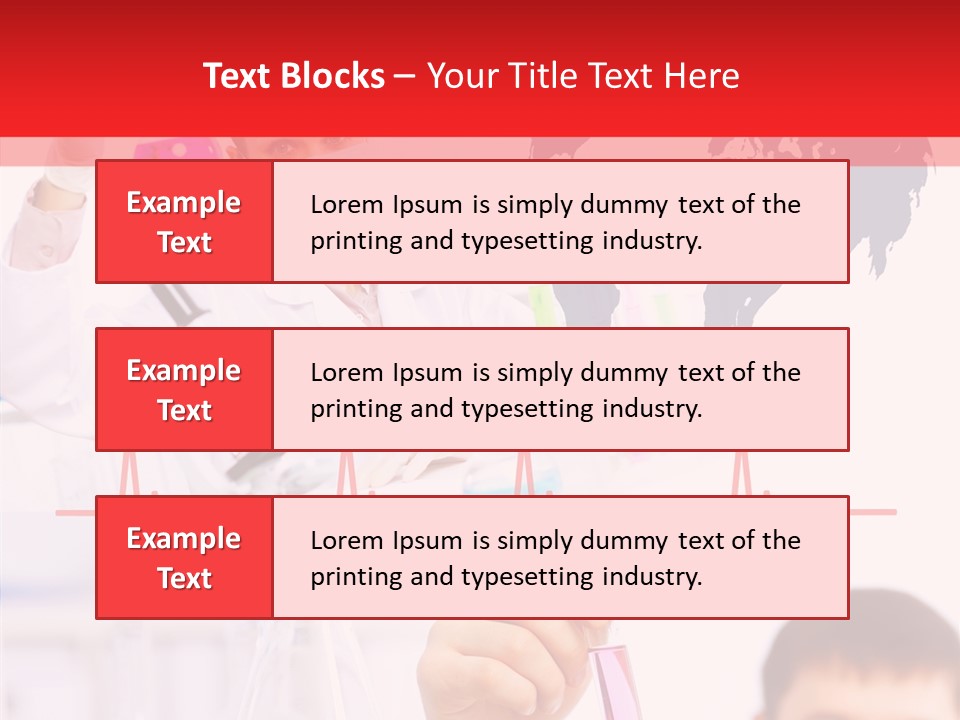 Doctor Scientist Working PowerPoint Template