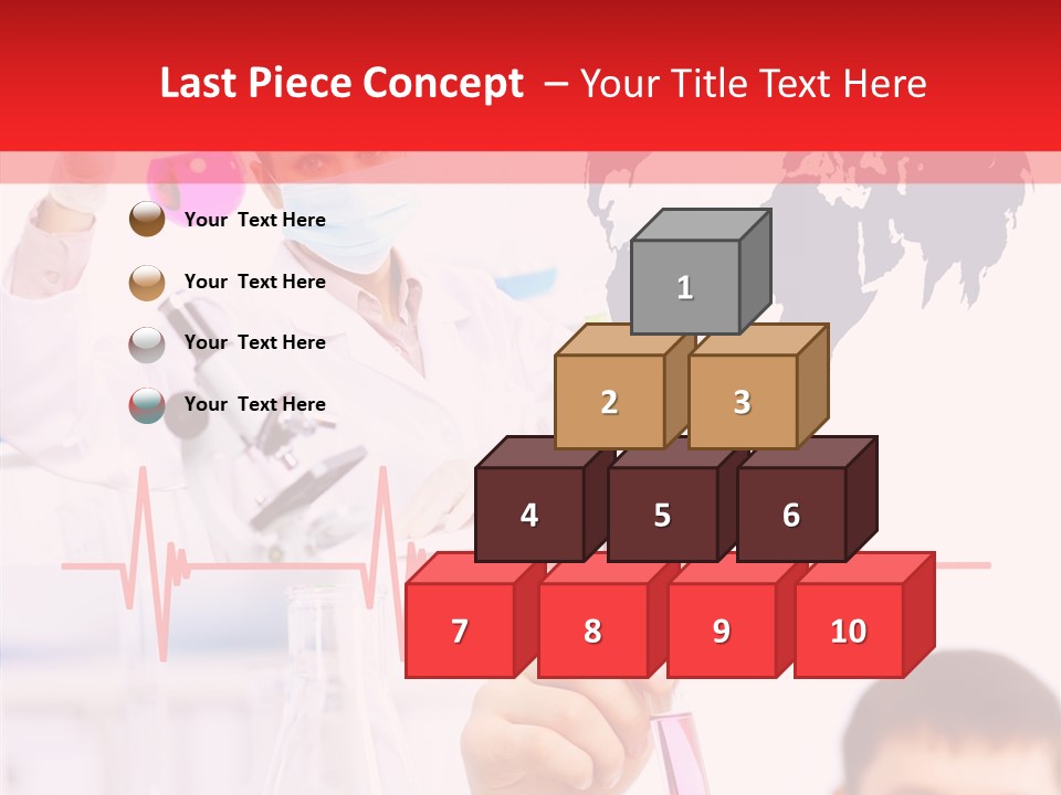 Doctor Scientist Working PowerPoint Template