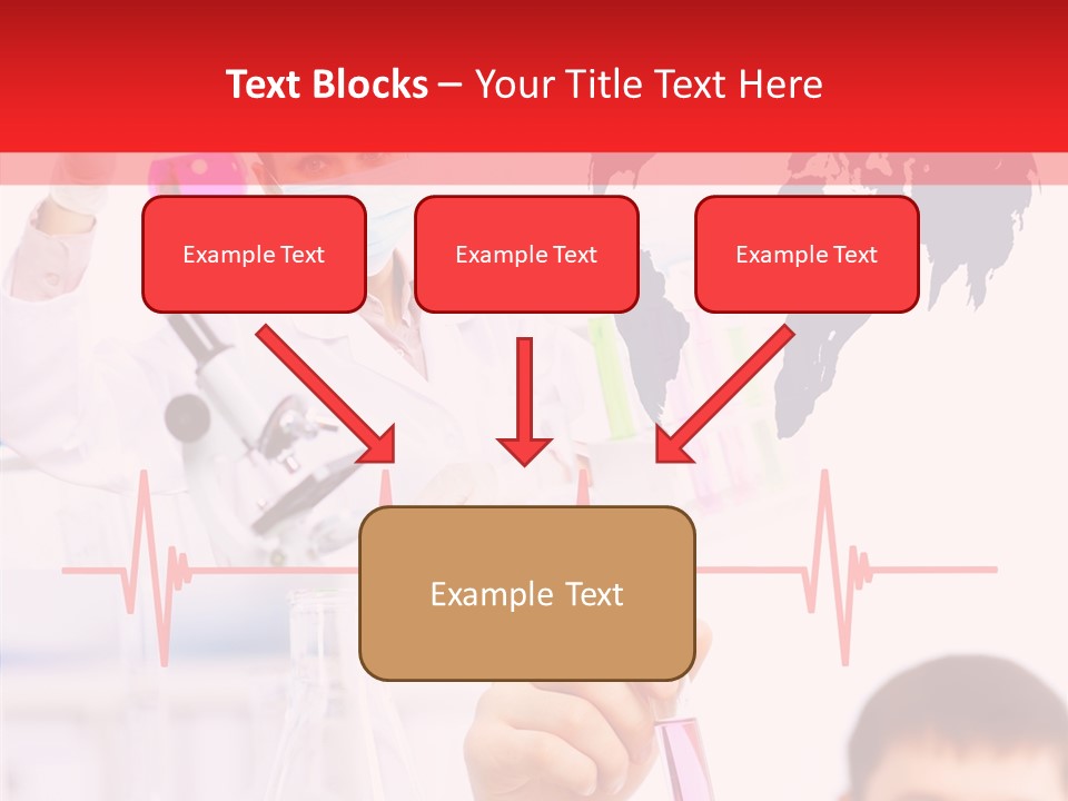 Doctor Scientist Working PowerPoint Template