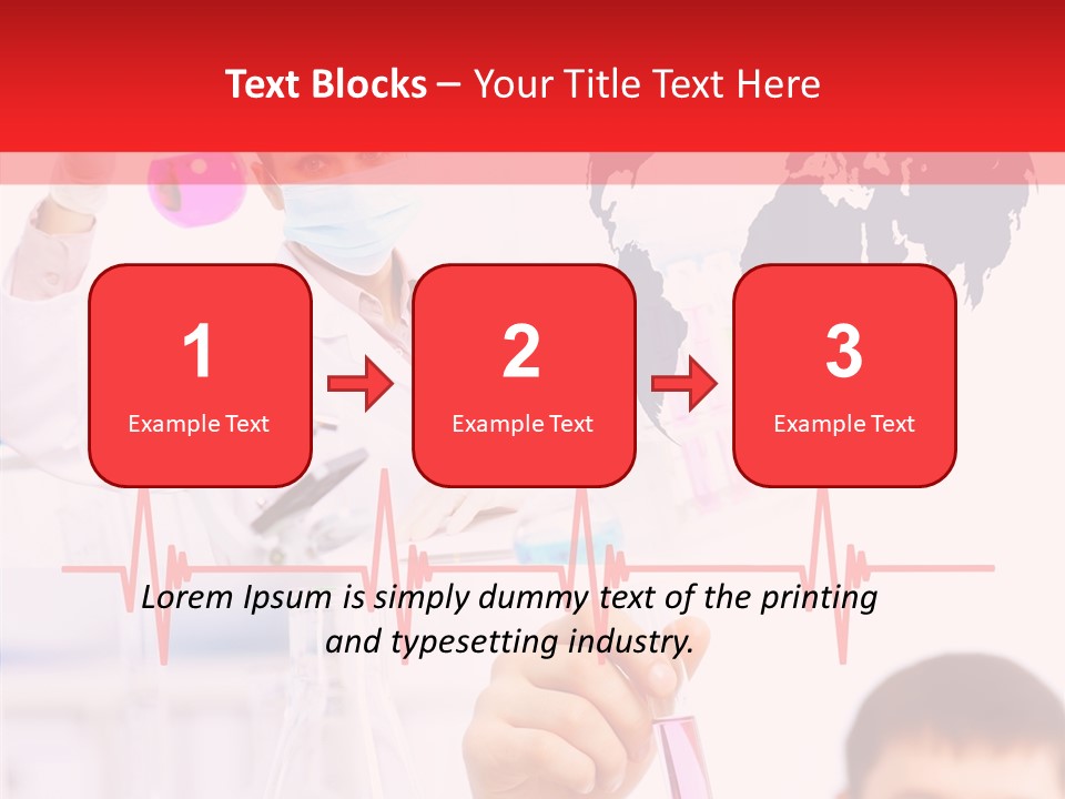 Doctor Scientist Working PowerPoint Template