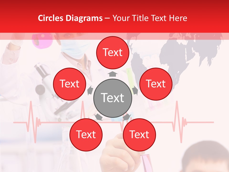 Doctor Scientist Working PowerPoint Template