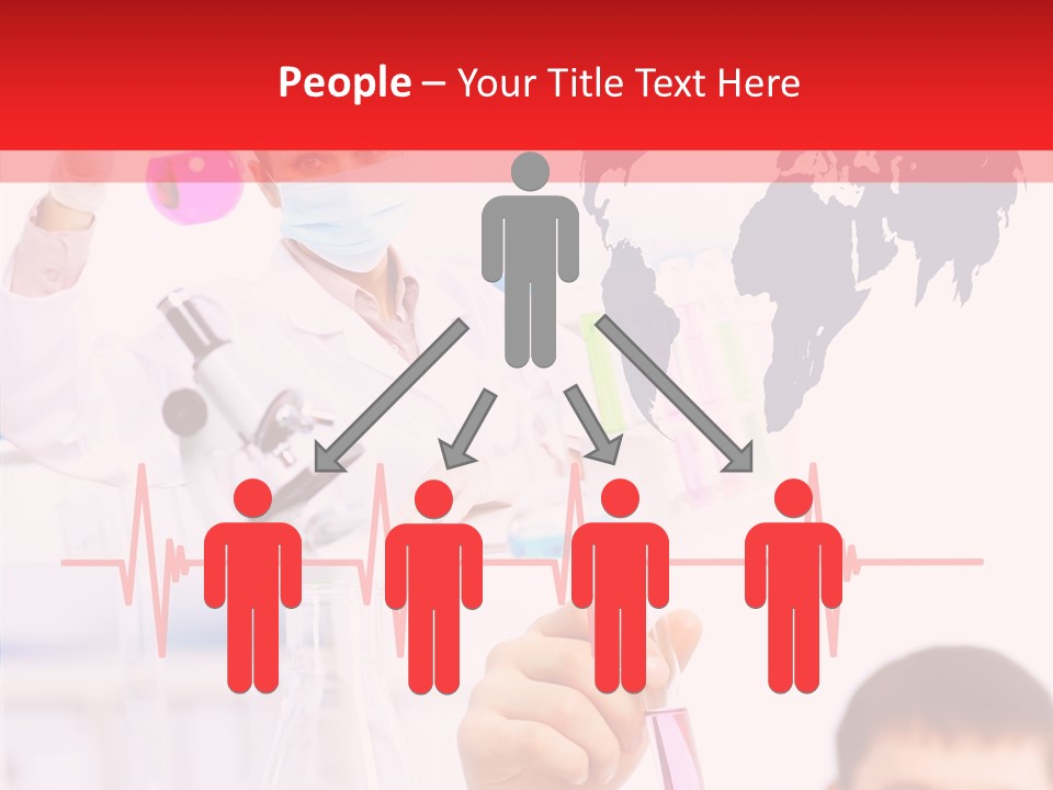 Doctor Scientist Working PowerPoint Template