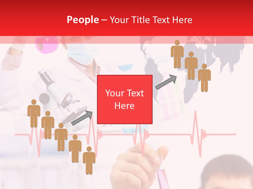 Doctor Scientist Working PowerPoint Template