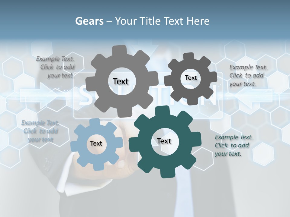 World Computer Digital PowerPoint Template