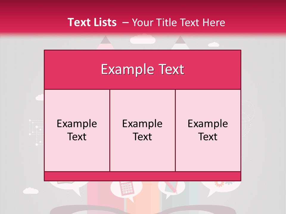Geometry Concept Formula PowerPoint Template
