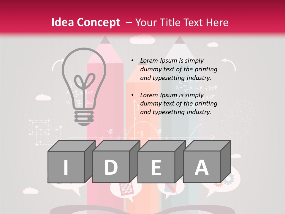 Geometry Concept Formula PowerPoint Template
