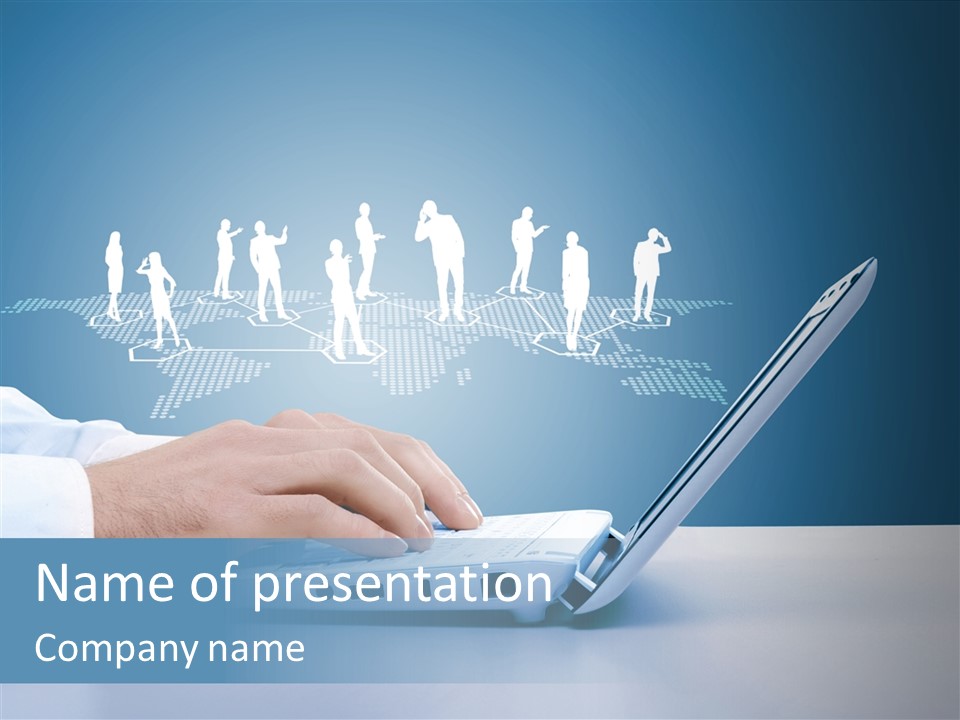 Screen High Key PowerPoint Template