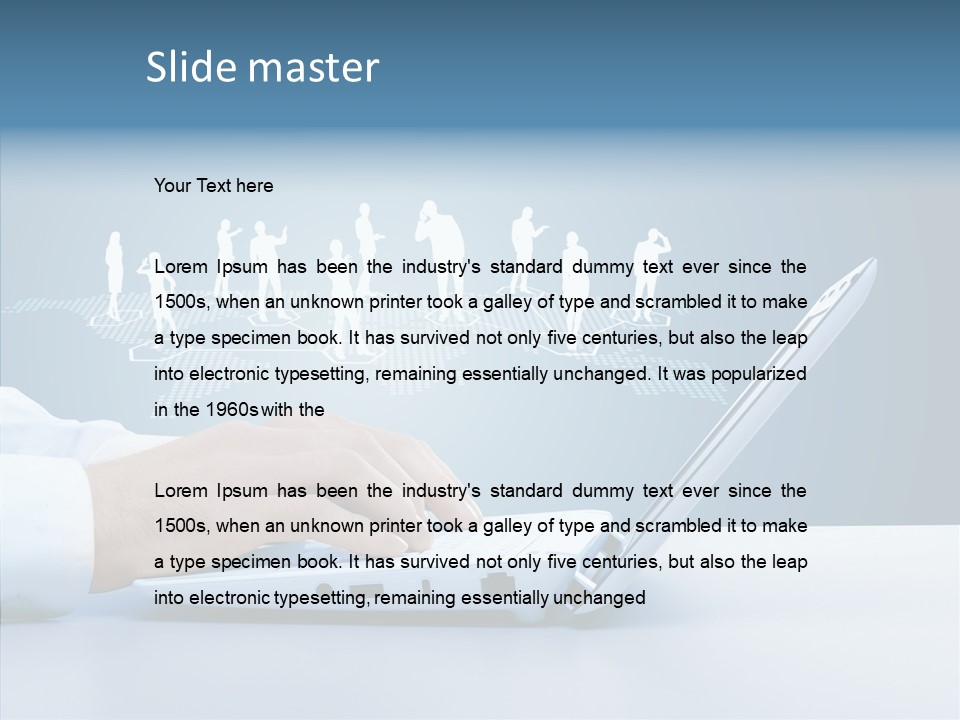 Screen High Key PowerPoint Template