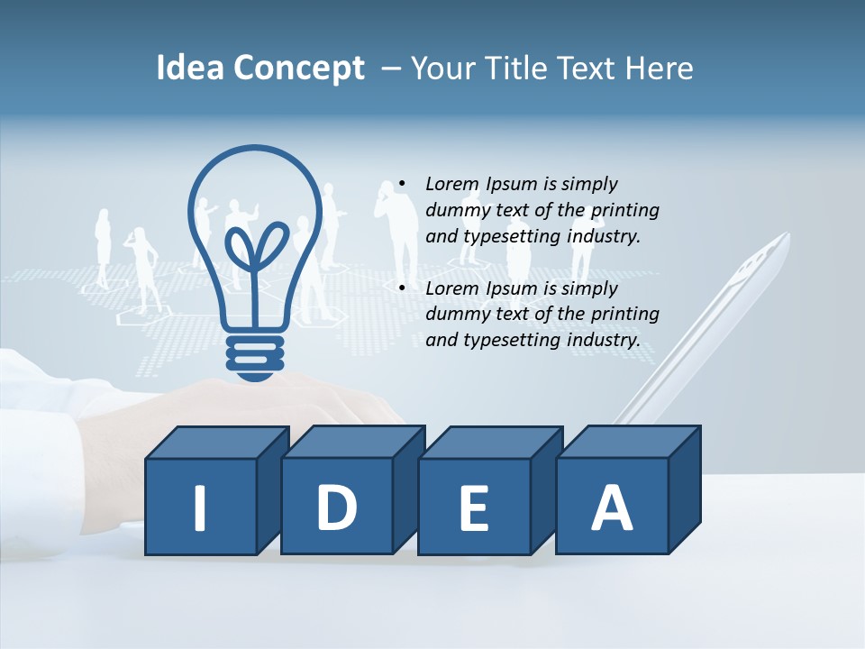 Screen High Key PowerPoint Template