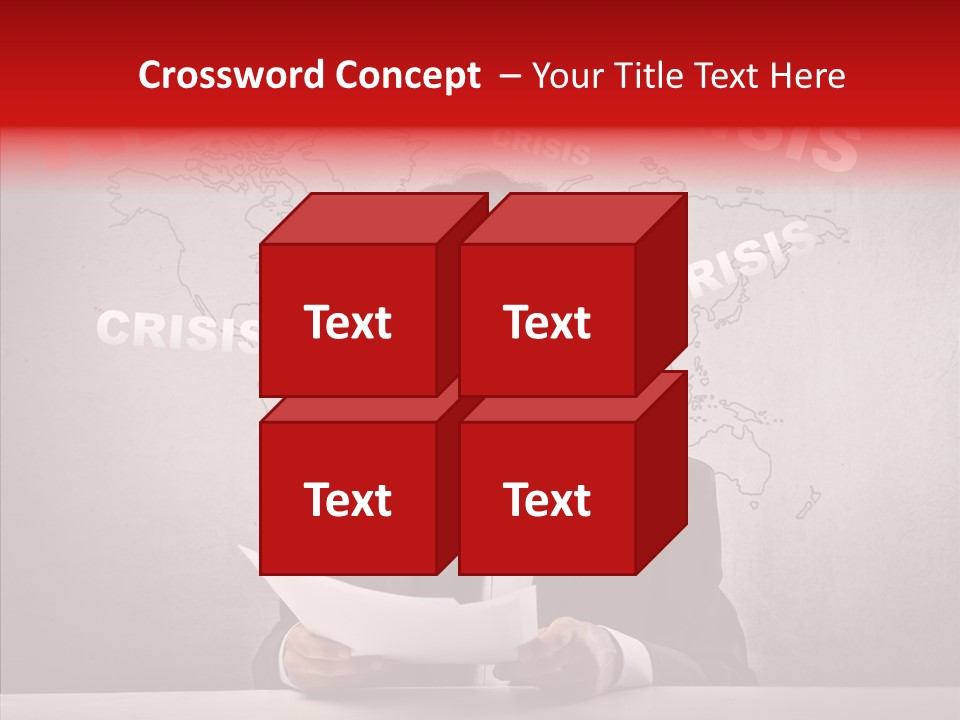Man Pressman Crisis PowerPoint Template
