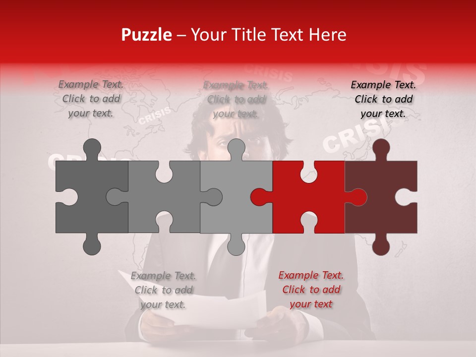 Man Pressman Crisis PowerPoint Template