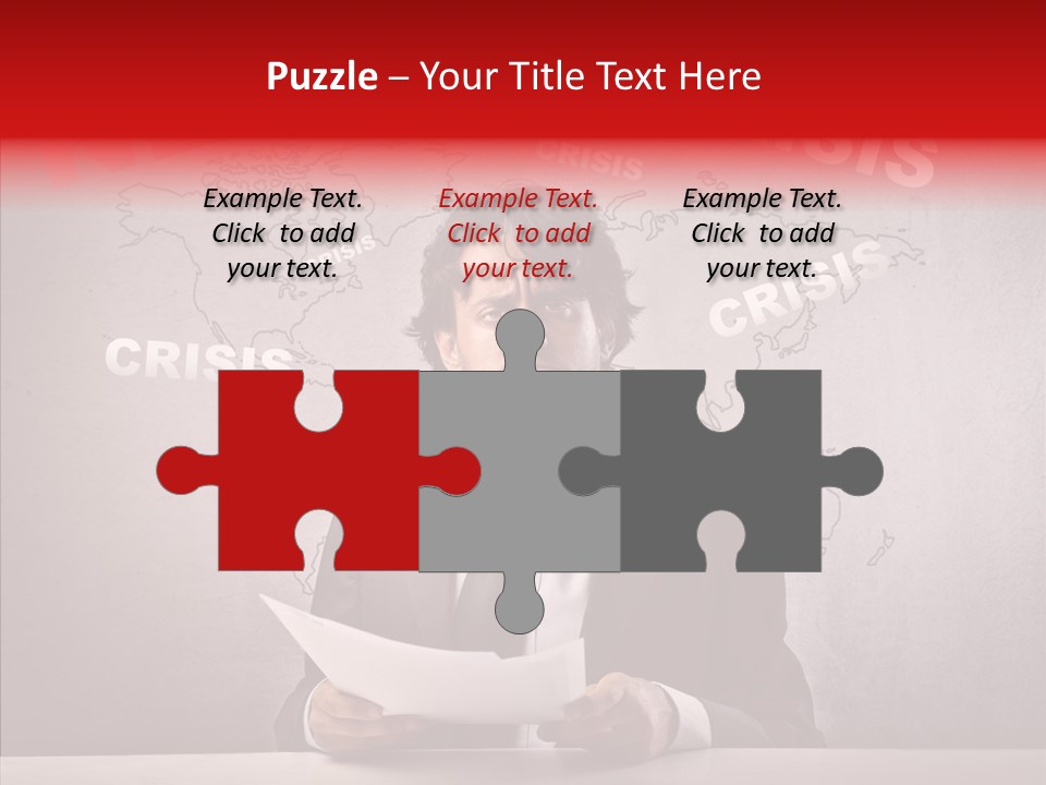Man Pressman Crisis PowerPoint Template