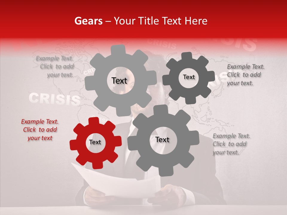 Man Pressman Crisis PowerPoint Template