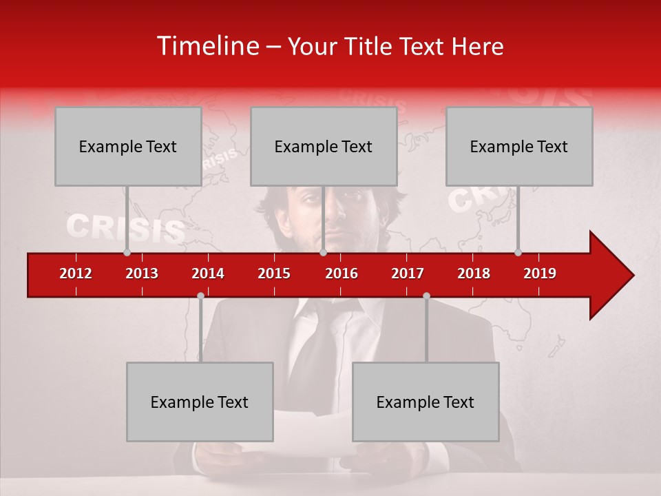 Man Pressman Crisis PowerPoint Template