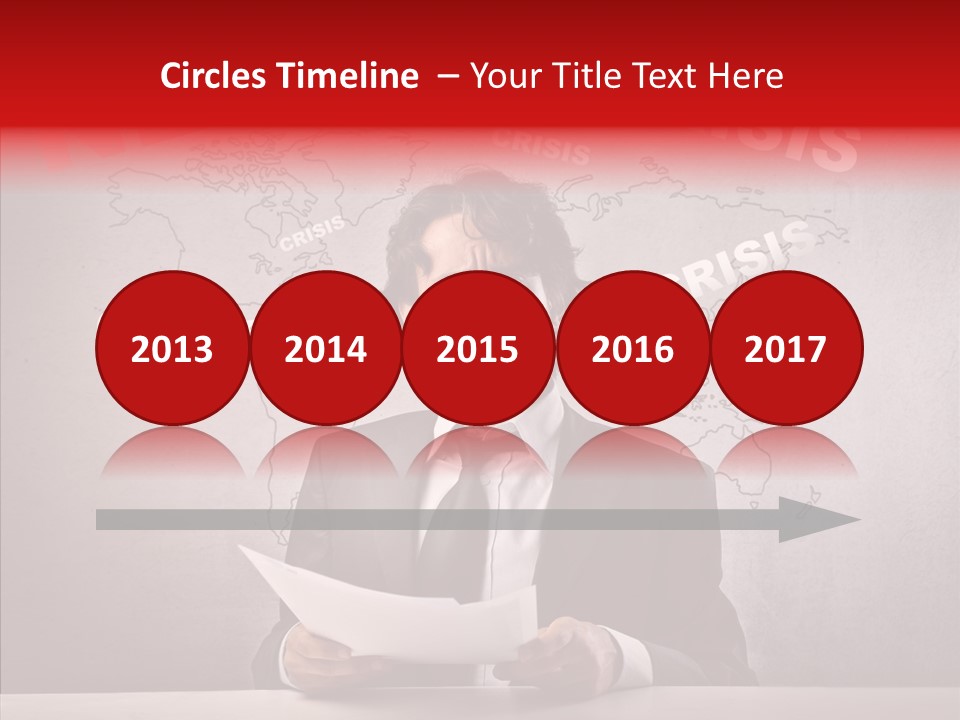 Man Pressman Crisis PowerPoint Template