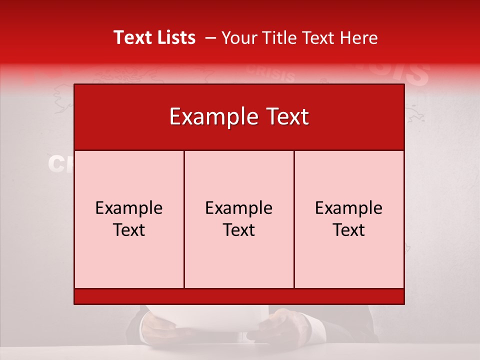 Man Pressman Crisis PowerPoint Template