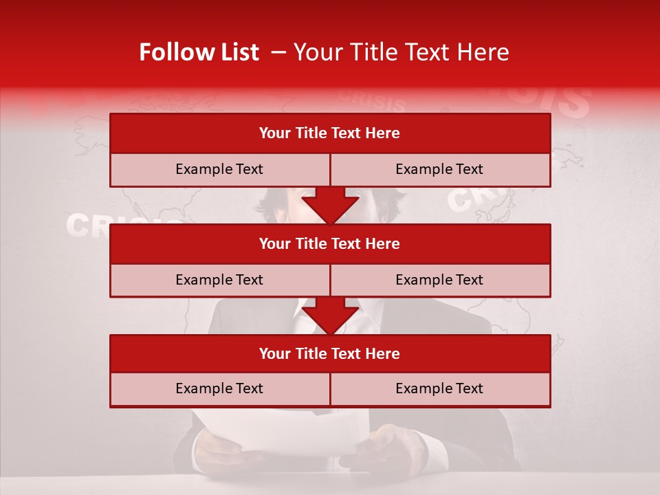 Man Pressman Crisis PowerPoint Template