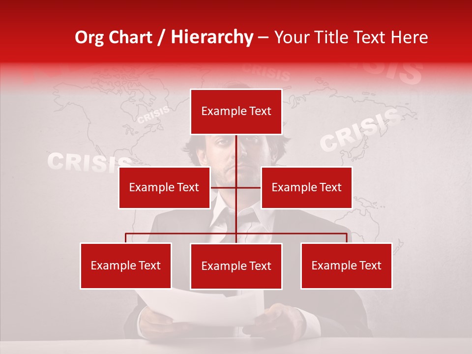 Man Pressman Crisis PowerPoint Template