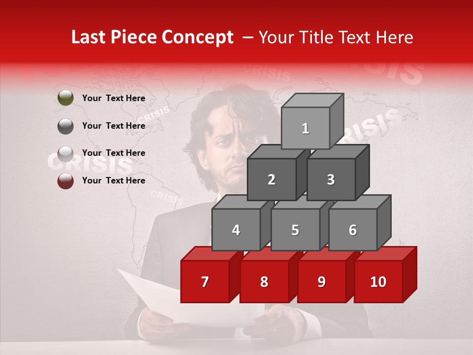 Man Pressman Crisis PowerPoint Template